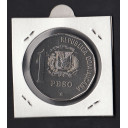 1990 - 1 peso Repubblica Dominicana 100 Anniv scoperta America Colombo